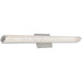 Eco Brushed Nickel 1 Light LED Vanity Bath - Vanity Bath