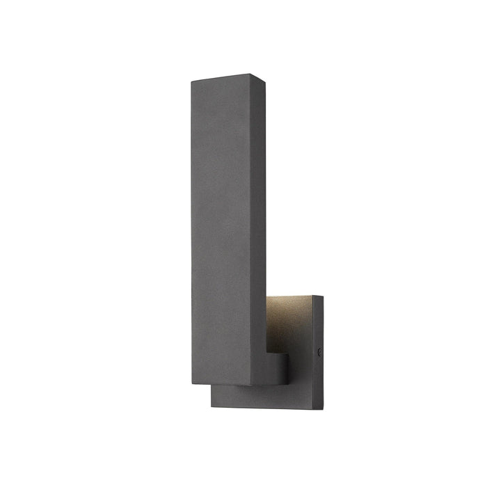 Edge Black LED Outdoor Wall Sconce 576S-BK-LED | theLightShop