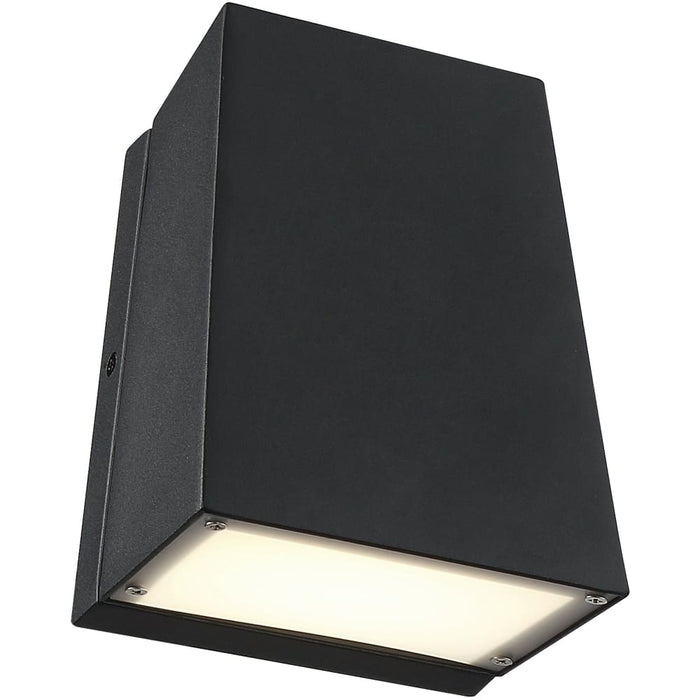 Edge Black LED Outdoor Wall Sconce - Outdoor Wall Sconce