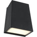 Edge Black LED Outdoor Wall Sconce - Outdoor Wall Sconce