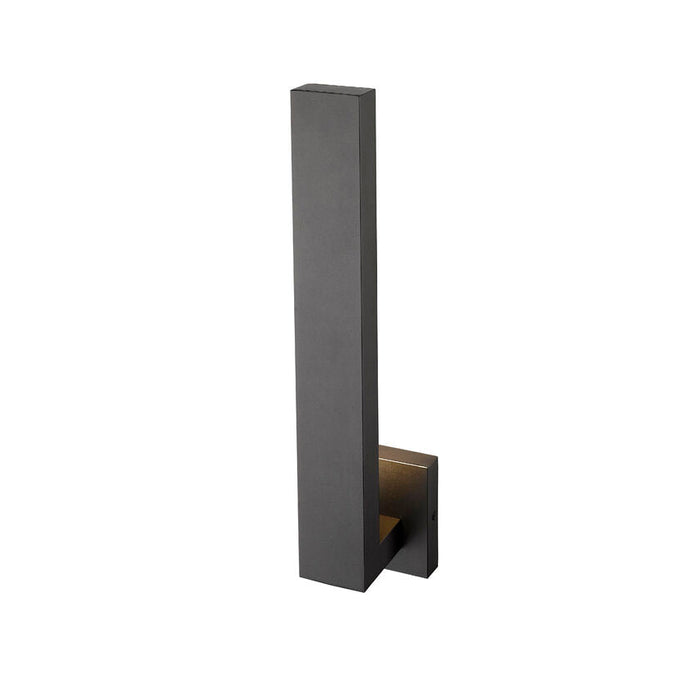 Edge Black LED Outdoor Wall Sconce - Outdoor Wall Sconces