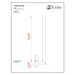 Edge White LED Outdoor Wall Sconce - Outdoor Wall Sconces