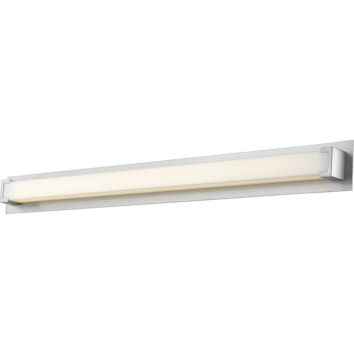 Elara Brushed Nickel LED Vanity - Bath & Vanity