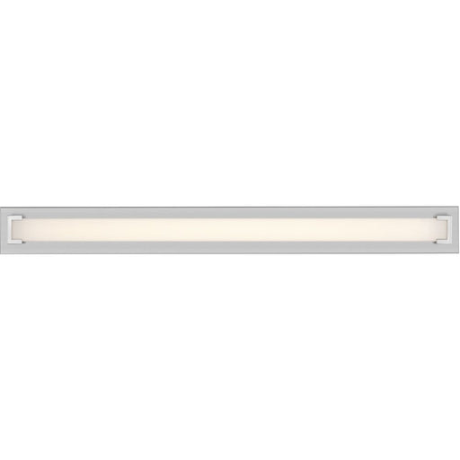 Elara Brushed Nickel LED Vanity - Bath & Vanity