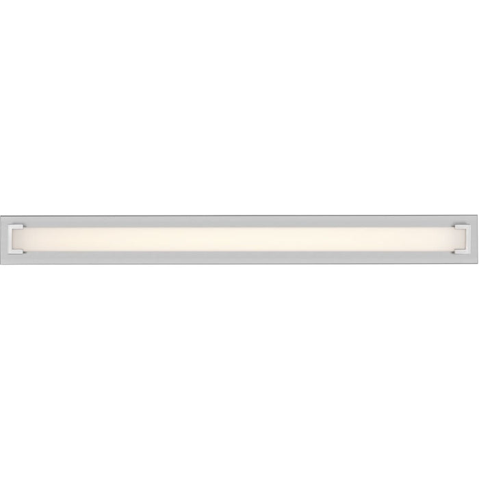 Elara Brushed Nickel LED Vanity - Bath & Vanity