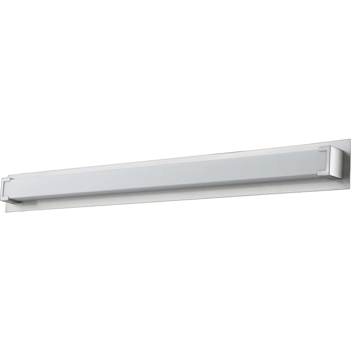 Elara Brushed Nickel LED Vanity - Bath & Vanity