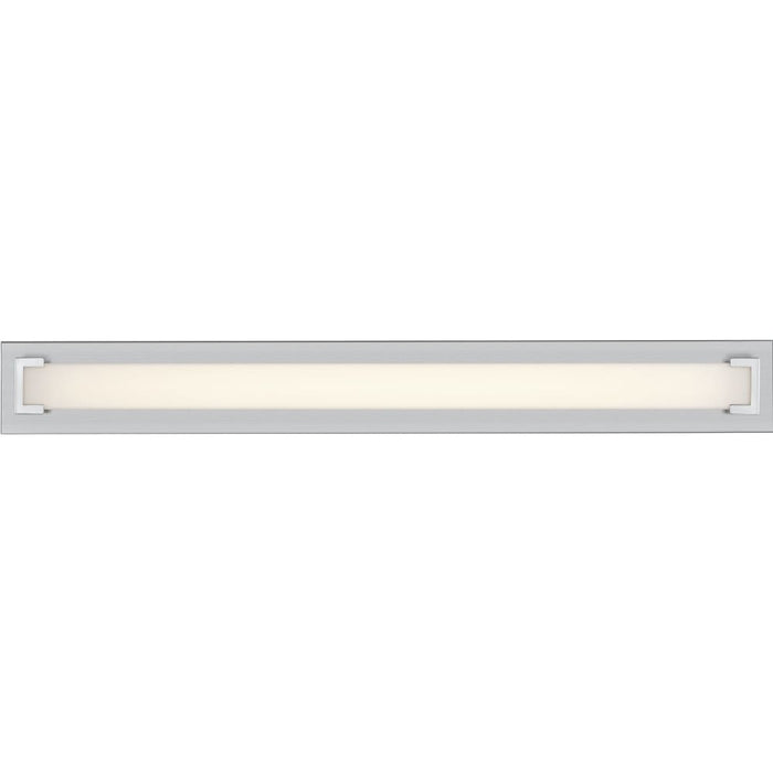Elara Brushed Nickel LED Vanity - Bath & Vanity