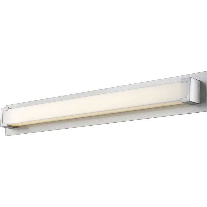 Elara Brushed Nickel LED Vanity - Bath & Vanity