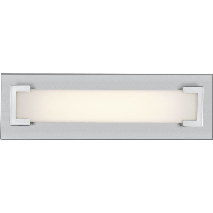 Elara Brushed Nickel LED Vanity - Bath & Vanity