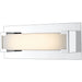 Elara Chrome LED Wall Sconce | theLightShop