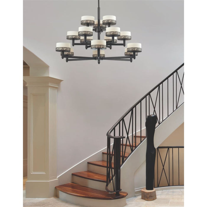 Elea Bronze Chandelier - Chandeliers