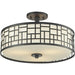 Elea Bronze Semi-Flushmount | theLightShop