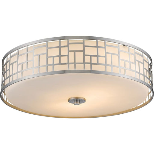 Elea Brushed Nickel Flushmount | theLightShop