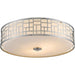 Elea Brushed Nickel Flushmount | theLightShop