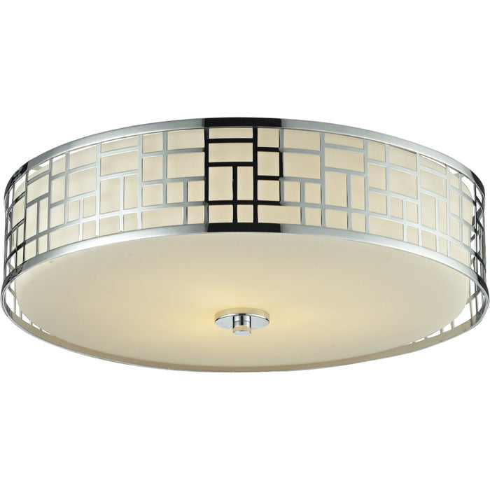 Elea Chrome Flushmount | theLightShop
