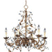 Elegante Etruscan Gold Chandelier - Chandeliers