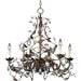 Elegante Oil Rubbed Bronze Chandelier - Chandeliers