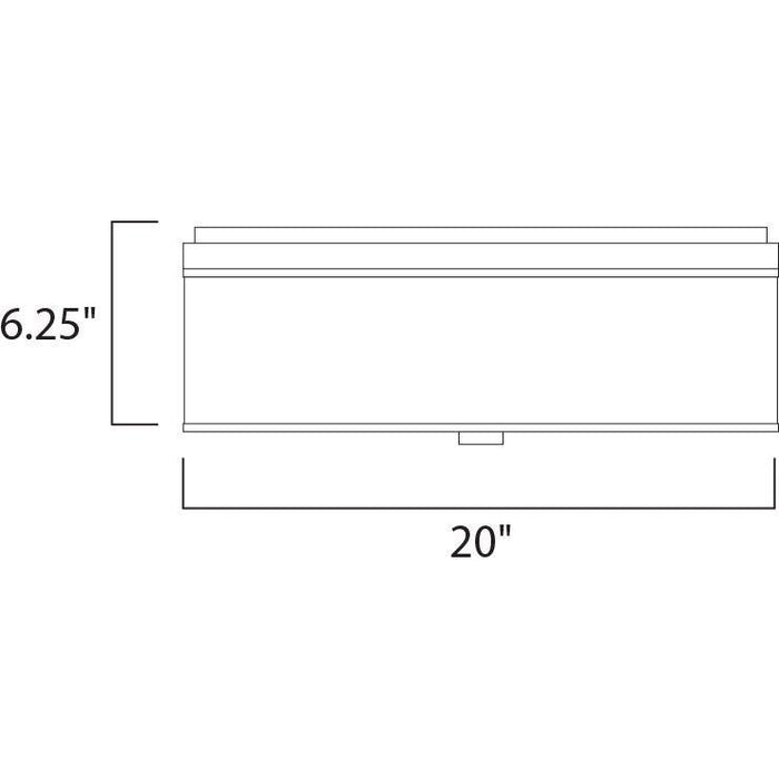 Elements Satin Nickel Flush Mount - Flushmounts
