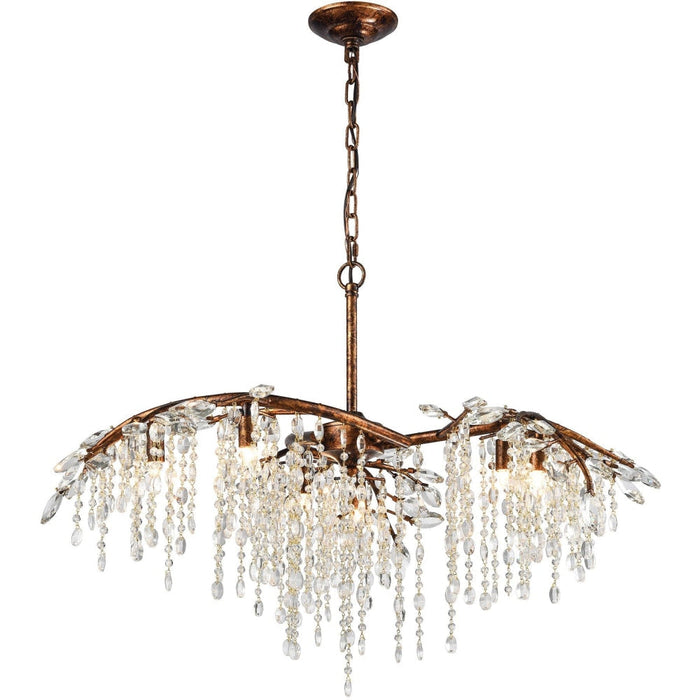 Elia Spanish Bronze Chandelier - Chandeliers