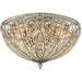Elizabethan Weathered Zinc Flush Mount - Flushmounts