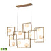 Elk Amazed Aged Brass Halogen 7 Light Chandelier D4380 - Chandeliers