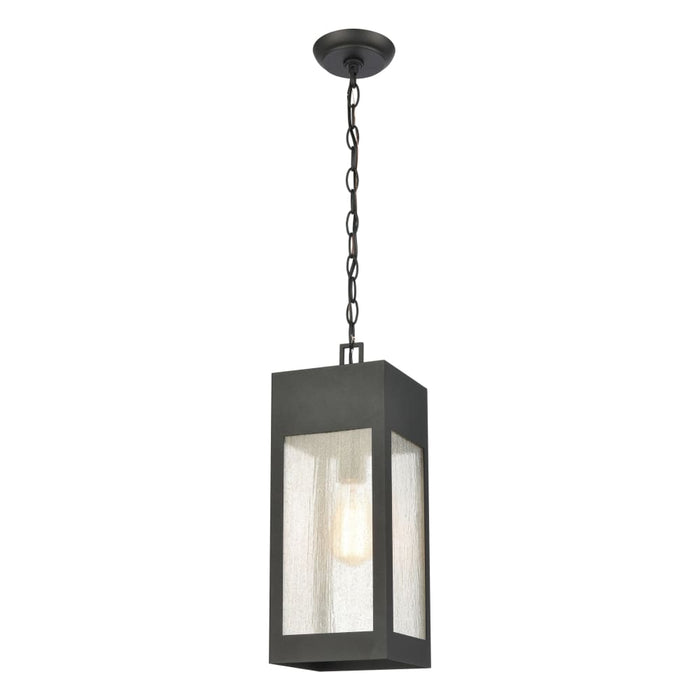 Elk Angus Charcoal 1 Light Outdoor Pendant 57303/1 - Outdoor Pendants