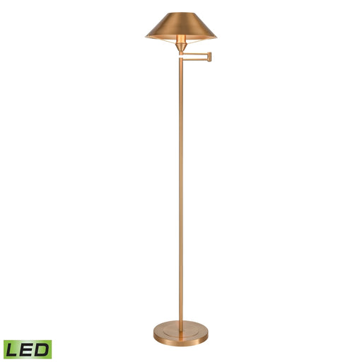 Elk Arcadia Aged Brass LED 1 Light Floor Lamp S0019-9604-LED - Floor Lamps