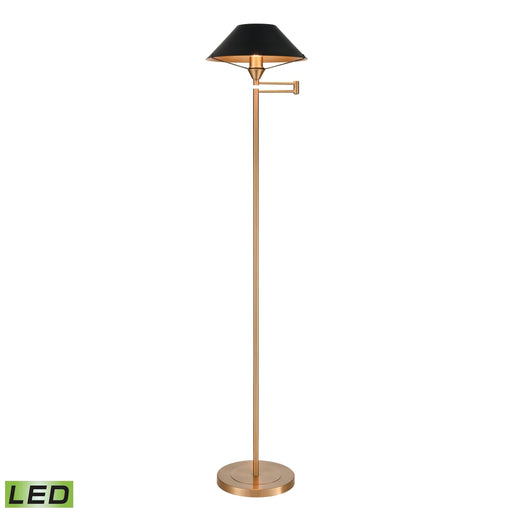 Elk Arcadia Aged Brass LED 1 Light Floor Lamp S0019-9605-LED - Floor Lamps