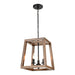 Elk Barrow Matte Black 3 Light Chandelier 81415/3 - Chandeliers