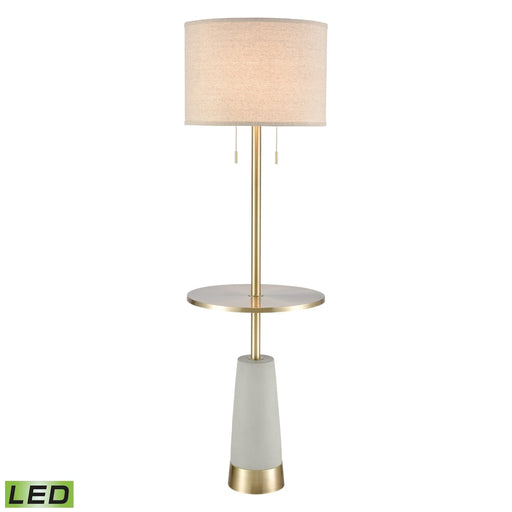 Elk Below the Surface Polished Concrete LED 2 Light Floor Lamp 77129-LED - Floor Lamps