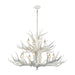 Elk Big Sky Matte White 12 Light Chandelier D3318 - Chandeliers