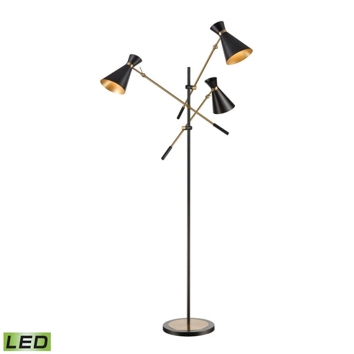 Elk Chiron Black LED 3 Light Floor Lamp D4520-LED - Floor Lamps