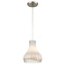 Elk Coastal Scallop Satin Nickel 1 Light Mini-Pendant 30150/1 - Mini-Pendants