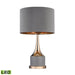Elk Cone Neck Gray LED 1 Light Table Lamp D2748-LED - Table Lamps