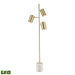Elk Dien Honey Brass LED 3 Light Floor Lamp D4533-LED - Floor Lamps
