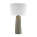 Elk Eilat Polished Concrete 1 Light Outdoor Table Lamp D3097 - Outdoor Table Lamps