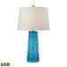 Elk Hammered Glass Blue LED 1 Light Table Lamp D2619-LED - Table Lamps