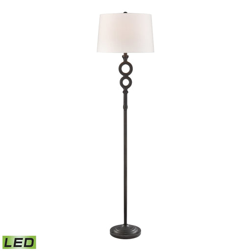 Elk Hammered Home Bronze LED 1 Light Floor Lamp D4604-LED - Floor Lamps