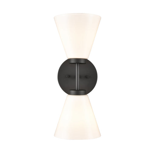Elk Houghton Matte Black 2 Light Vanity Light EC89262/2 - Bath & Vanity
