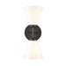 Elk Houghton Matte Black 2 Light Vanity Light EC89262/2 - Bath & Vanity