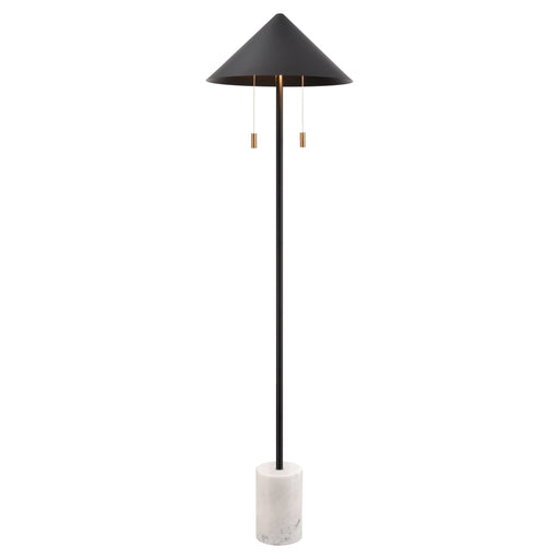 Elk Jordana Matte Black 2 Light Floor Lamp H0019-11111 - Floor Lamps