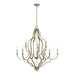 Elk Lanesboro Dusted Silver 9 Light Chandelier 75107/9 - Chandeliers
