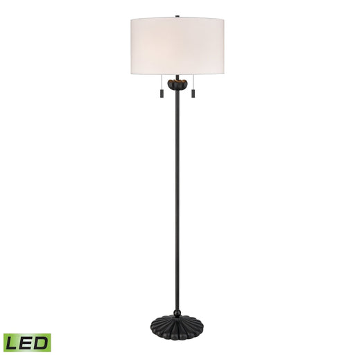 Elk Liliaceae Matte Black LED 2 Light Floor Lamp H0019-9609-LED - Floor Lamps