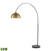 Elk Magnus Aged Brass LED 1 Light Floor Lamp D3226-LED - Floor Lamps
