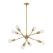 Elk Module Burnished Brass 8 Light Chandelier 47369/8 - Chandeliers