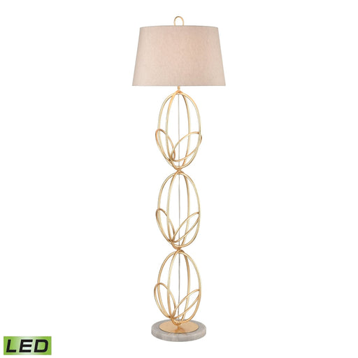 Elk Morely Gold Leaf LED 1 Light Floor Lamp H0019-7988-LED - Floor Lamps