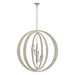 Elk Retro Rings Sandy Beechwood 9 Light Chandelier 82068/9 - Chandeliers