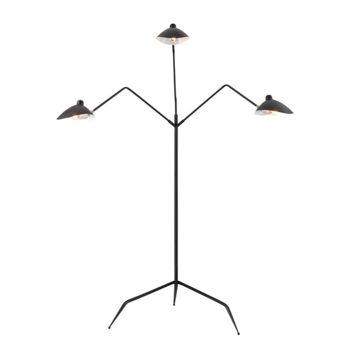 Elk Risley Matte Black 3 Light Floor Lamp H0019-11103 - Floor Lamps