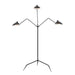 Elk Risley Matte Black 3 Light Floor Lamp H0019-11103 - Floor Lamps
