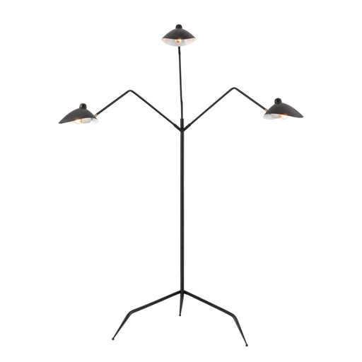 Elk Risley Matte Black LED 3 Light Floor Lamp H0019-11103-LED - Floor Lamps